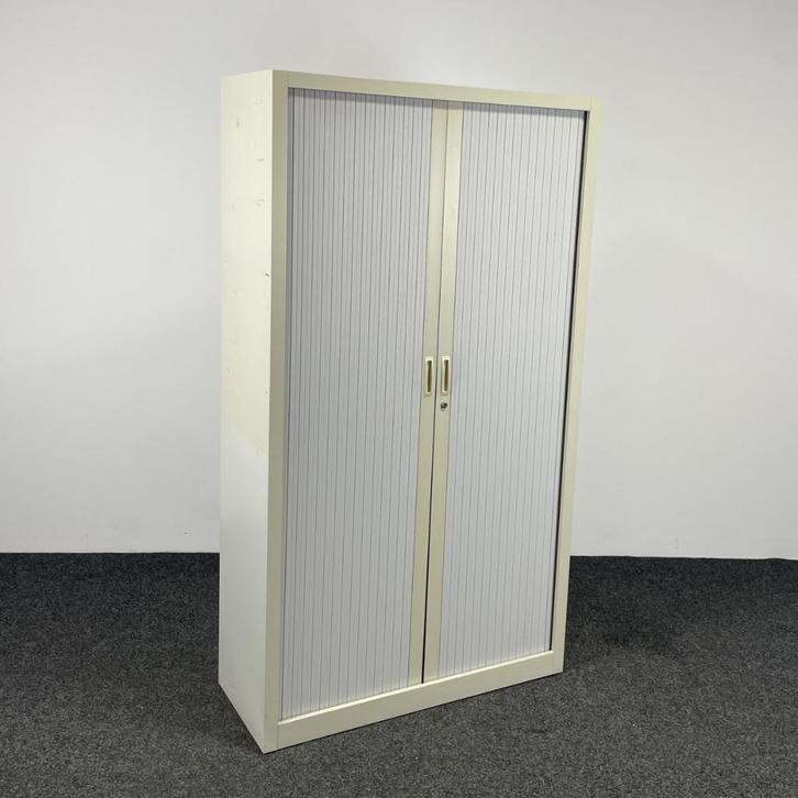Archiefkast - Wit/Grijs | 180 x 100 x 40,5 cm 25487, Huis en Inrichting, Kasten | Ladekasten, Gebruikt, 150 tot 200 cm, 25 tot 50 cm