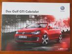 Volkswagen Golf GTI Cabriolet (mei 2014), Boeken, Ophalen of Verzenden, Nieuw, Volkswagen
