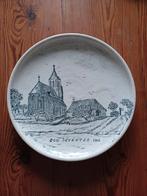 Aardewerk bord kerk Oud-Zevenaar, L. Goldewijk, Ophalen of Verzenden