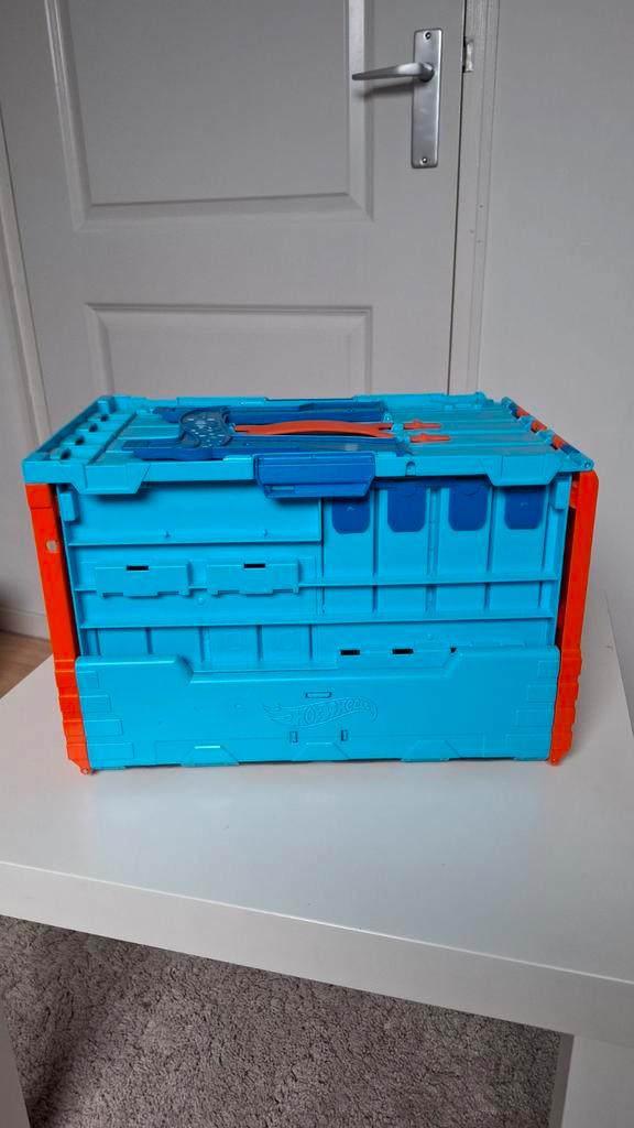 Hot Wheels Racebox - Racebaan in Koffer!, Kinderen en Baby's, Speelgoed | Racebanen, Gebruikt, Racebaan, Handmatig, Hot Wheels