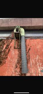 complete afzuiginstallatie motor, opvangbak en spirobuizen., Ophalen