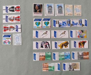 25 Nederlandse internationale postzegels postfris  beschikbaar voor biedingen