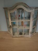 Brocante kastje, kan hem ophangen, Huis en Inrichting, Kasten | Vitrinekasten, Ophalen, Gebruikt, 50 tot 100 cm, Minder dan 100 cm