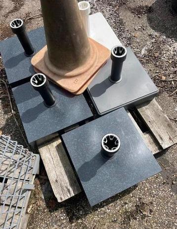 Parasolvoeten - graniet - nieuw beschikbaar voor biedingen