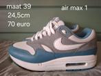 Air max 1 maat 39, Ophalen of Verzenden, Zo goed als nieuw, Overige kleuren