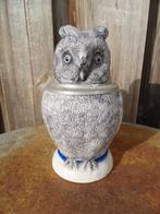 Steengoed Bierpul Figuurkruik Pul Uil Westerwald  ca. 1880, Ophalen of Verzenden
