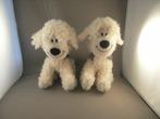 Samson en Gert hond wit grijs harig studio 100 zwarte neus, Kinderen en Baby's, Speelgoed | Knuffels en Pluche, Ophalen of Verzenden