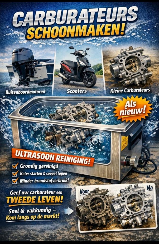 ik bied carburateurreiniging, Ophalen of Verzenden