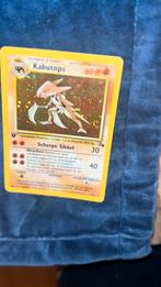 NL first edition Fossil Kabutops Holo 9/62, Hobby en Vrije tijd, Verzamelkaartspellen | Pokémon, Ophalen, Zo goed als nieuw