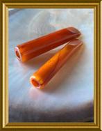 Twee oude mondstukken, pijpjes, bakeliet ?, Ophalen of Verzenden