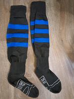 Voetbal sokken zwart blauw 28-31 weinig gebruikt super fijne, Jongen of Meisje, Ophalen of Verzenden, Zo goed als nieuw, Sokken
