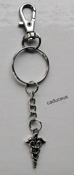 Sleutelhanger caduceus, kerykeion, staf van hermes, staf van, Ophalen of Verzenden, Nieuw