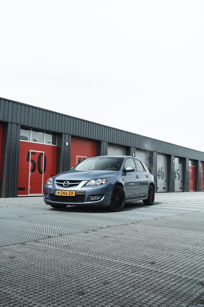 Mazda 3 2.3 MPS 2006 Grijs, Auto's, Mazda, Particulier, Benzine, F, Hatchback, Handgeschakeld, Geïmporteerd, Zilver of Grijs, Voorwielaandrijving