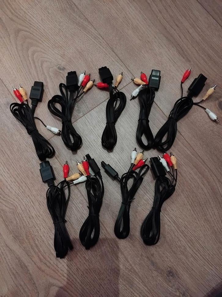 9x SNES/N64 AV-kabels, Spelcomputers en Games, Spelcomputers | Nintendo Super NES, Nieuw, Zonder controller, Ophalen of Verzenden
