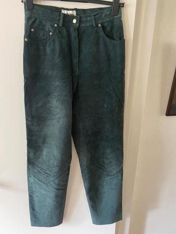 suede winterbroek Subito 40/42 groen beschikbaar voor biedingen