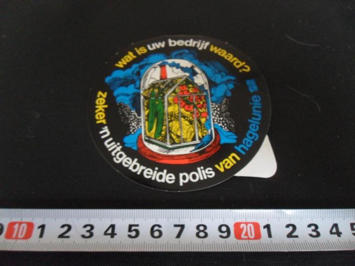 sticker strip kas stolp uitgebreide polis hagelunie verzeker, Verzamelen, Stickers, Zo goed als nieuw, Bedrijf of Vereniging, Ophalen