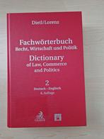 Duits-Engels  Vakwoordenboek Recht, Economie, Politiek, Ophalen of Verzenden, Gelezen, Overige uitgevers, Duits