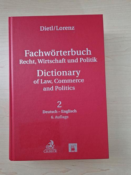 Duits-Engels  Vakwoordenboek Recht, Economie, Politiek, Boeken, Woordenboeken, Gelezen, Duits, Overige uitgevers, Ophalen of Verzenden