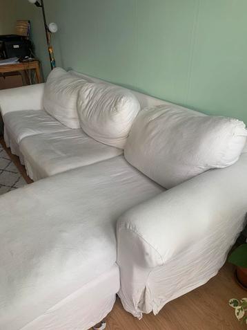 Ikea ektorp  3-zits bank met chaise longe gratis afhalen - afbeelding 2