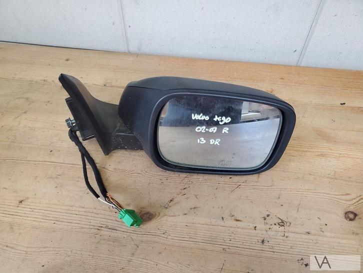 Volvo XC90 2002 - 2007 spiegel rechts 13 draden lampje €100, Auto-onderdelen, Spiegels, Volvo, Gebruikt, Ophalen of Verzenden
