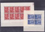Legioenblokken V 402/03 (241,297,381), Verzenden, Na 1940, Gestempeld