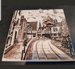 Antiek tegeltje Plateelbakkerij Schoonhoven Holland 15 x 15, Antiek en Kunst, Ophalen of Verzenden