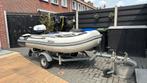 Vetus rubberboot, inkl yamaha 5 pk 4 takt,trailer compleet., Watersport en Boten, Ophalen, Aluminium, Yamaha, Zo goed als nieuw