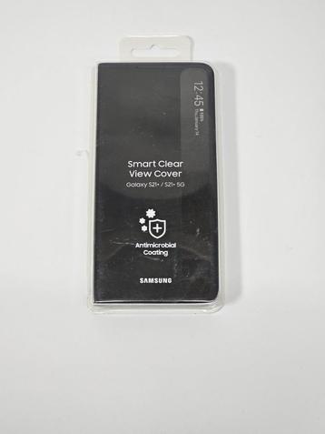Samsung Galaxy S21 Plus Clear View Cover Zwart beschikbaar voor biedingen