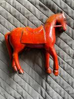 Handgemaskte houten paard, Ophalen of Verzenden, Zo goed als nieuw, Dier