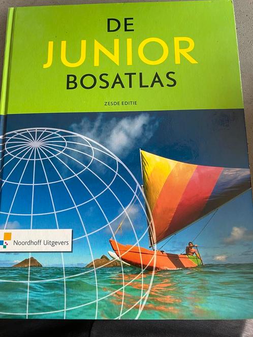 De junior bosatlas, Boeken, Atlassen en Landkaarten, Zo goed als nieuw, Bosatlas, Wereld, 2000 tot heden, Verzenden