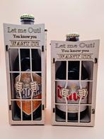 Bier en wijnkistjes met eigen tekst mogelijk., Verzamelen, Biermerken, Ophalen of Verzenden, Nieuw, Flesje(s), Overige merken