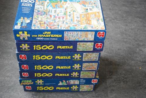 Jan van Haasteren puzzels, 1500 stukjes, compleet, Hobby en Vrije tijd, Denksport en Puzzels, Gebruikt, Legpuzzel, 500 t/m 1500 stukjes