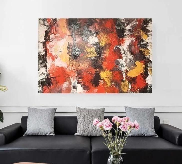 TEMPTATION, Antiek en Kunst, Kunst | Schilderijen | Abstract, Ophalen of Verzenden