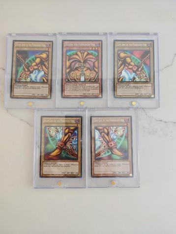 Yugioh kaarten Exodia LCYW 1st edition set beschikbaar voor biedingen