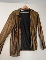 Blouse Goud Glitter M, Kleding | Heren, Carnaval, Maat 48/50 (M), Nieuw, Ophalen of Verzenden