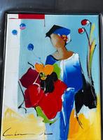 Magda Custermans acryl op linnen, Ophalen