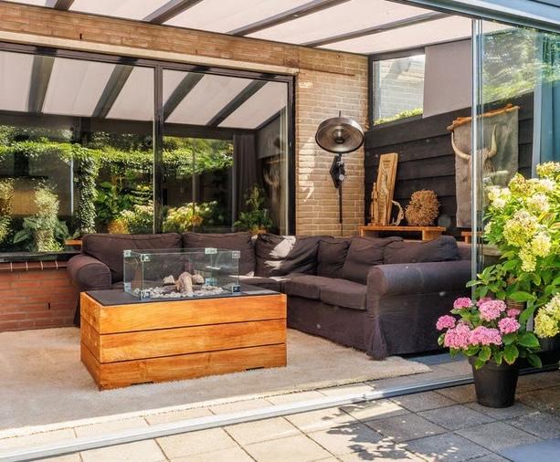 Vuurtafel Happy cocooning incl gasfles, Tuin en Terras, Vuurtafels, Zo goed als nieuw, Ophalen