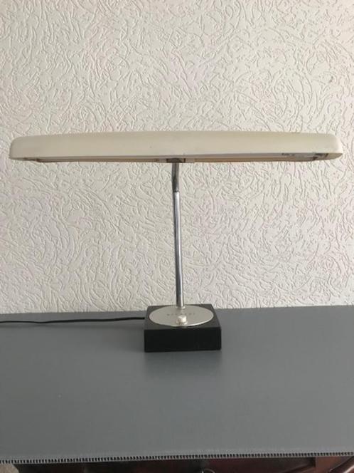 HITACHI desk lamp, 'Moon Light 506', Huis en Inrichting, Lampen | Tafellampen, Gebruikt, Minder dan 50 cm, Kunststof, Metaal, Ophalen of Verzenden