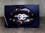 Gucci Lips met glitters plexiglas schilderik, Ophalen of Verzenden