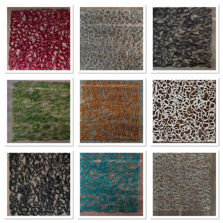 43 !! Koziol Fusion panelen room divider 270 mm abstract, Huis en Inrichting, Woonaccessoires | Kamerschermen, Zo goed als nieuw