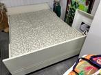 Compleet Bed 140 x 200 met matras  - gratis ophalen, Huis en Inrichting, Ophalen, Gebruikt, Wit, Tweepersoons