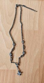 Ketting met meerdere steentjes, Ophalen of Verzenden, Gebruikt, Zilver