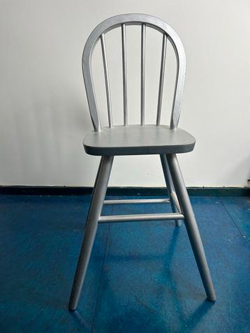 Zilveren Houten Kinderstoel beschikbaar voor biedingen