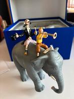 Kuifje tintin miniaturen - Tintin elephant, Ophalen of Verzenden, Kuifje, Zo goed als nieuw, Beeldje of Figuurtje