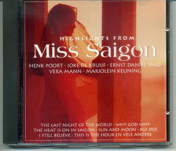 Highlights From Miss Saigon Nederlandse artiesten 15 nrs CD beschikbaar voor biedingen