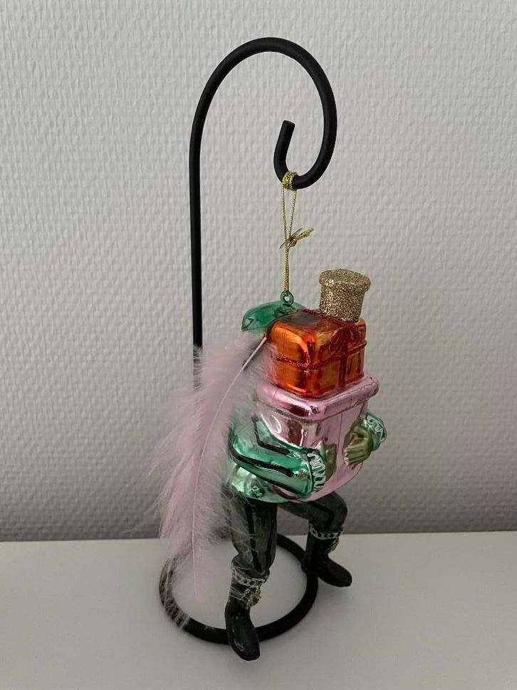 Nieuw Piet met cadeautjes glas pop beeld ornament Sint, Diversen, Sinterklaas, Nieuw, Ophalen of Verzenden