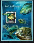 c.afrika 2017 pf blok vissen fishes 2, Ophalen of Verzenden, Postfris, Dier of Natuur