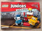 Lego Juniors 10732 Cars Rust-eze Pit Stop, Ophalen of Verzenden, Gebruikt, Complete set, Lego