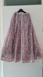 Lehenga ghagra choli Indiase kleding bollywood feestkleding, Kleding | Dames, Ophalen of Verzenden, Zo goed als nieuw, Paars, Overige typen