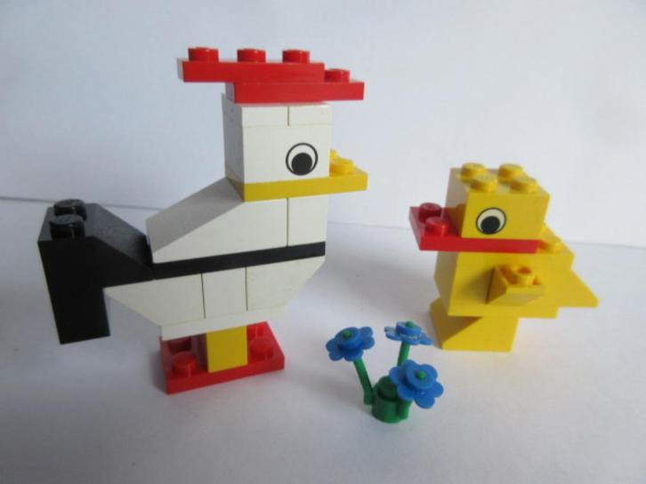 1264 Lego kip met kuiken. Verzenden is mogelijk., Kinderen en Baby's, Speelgoed | Duplo en Lego, Zo goed als nieuw, Lego, Complete set